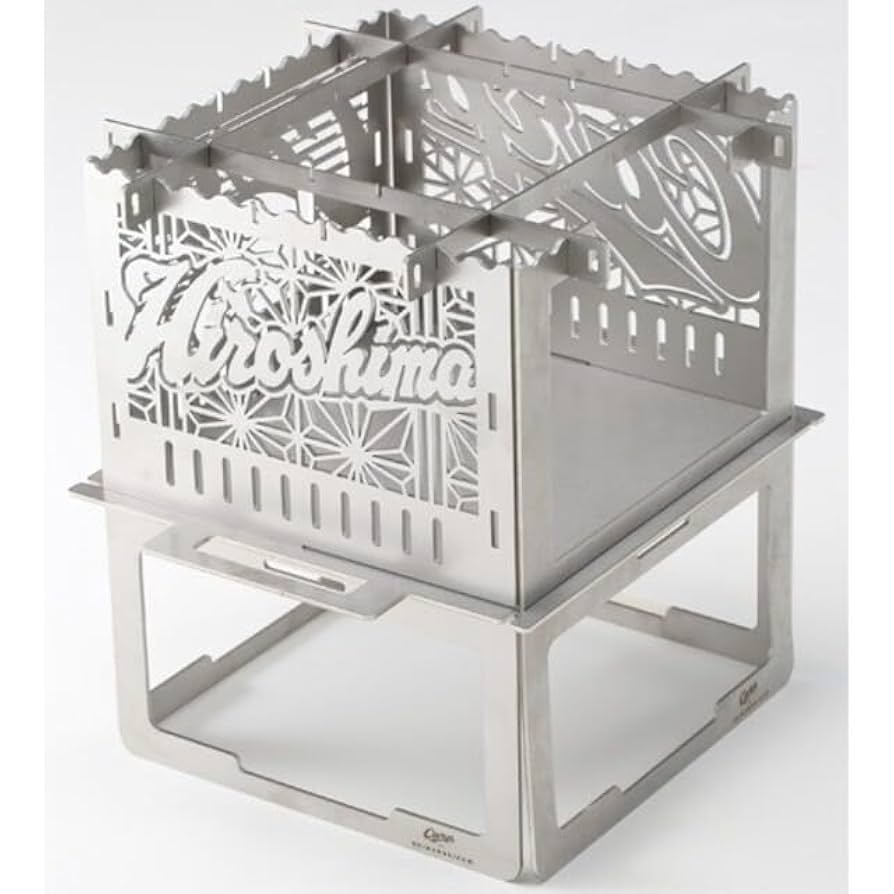 カープ焚き火台（カマド型）限定50点完売品！ Amazon.co.jp: カープ焚火台（カマド型）！限定50個完売品