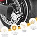 Ywdiml Motorcycle Disc Brake Lock, Anti-Theft Motorbike Safety Brake Disk with Two Keys, Automotive Security Wheel Lock Accessories, Universal for Electromobile Road Cycle Mountain Bike (1.73 x 1.5'')