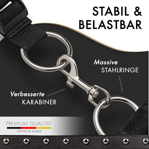 liebesfreunde® Bondage-Set Bett Fesseln Sex-Spielzeug für Paare I Extrem stabiles BDSM Fesselset mit Bettfesseln, Handschellen, Augenbinde