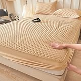 JIANINGHOME - Funda de colchón (180 x 200, protector de colchón con elástico ajustado