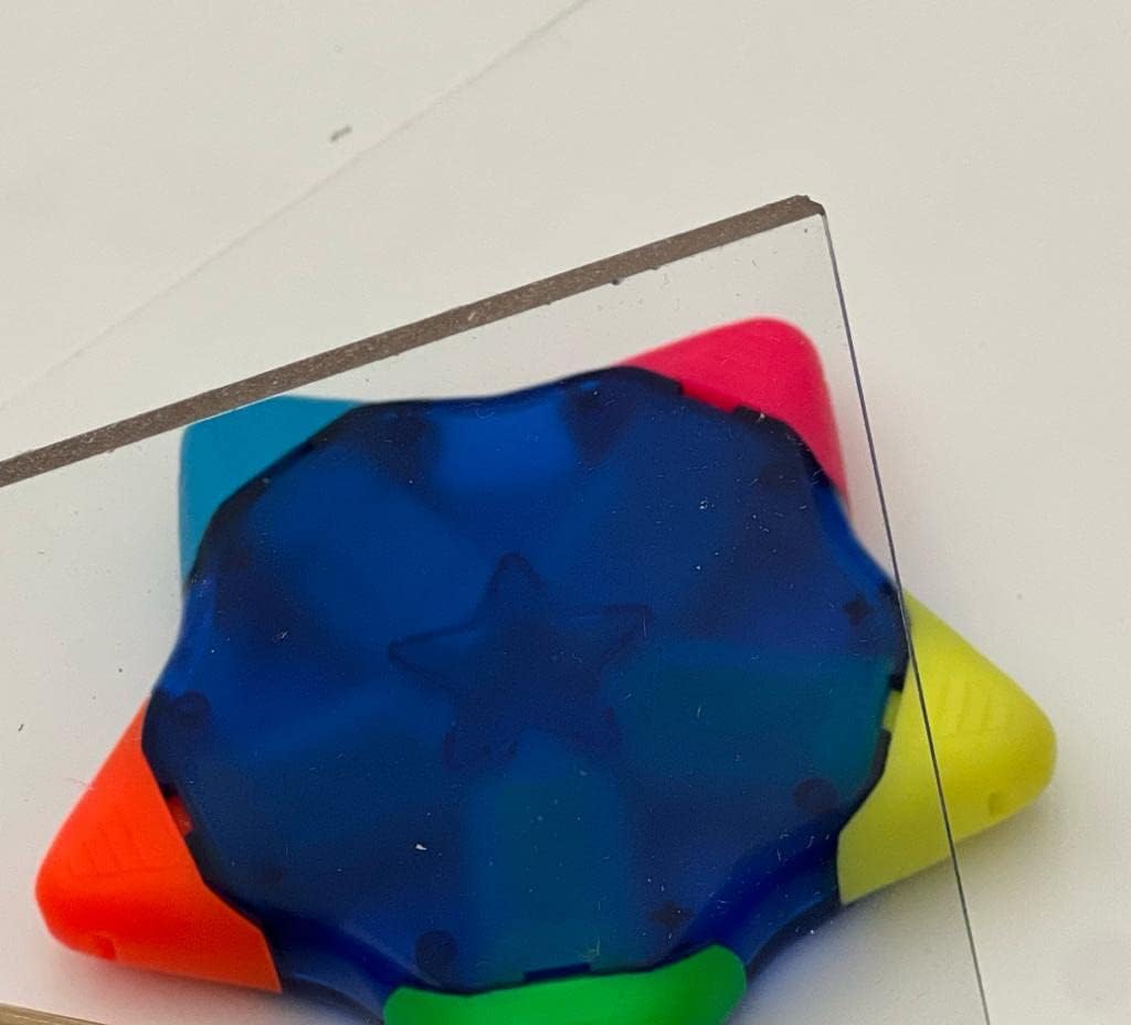 Acrylic Mega Store Acrylic Plexiglass Sheet - 1/8 Inch Thick, 12x24 Inch Edition