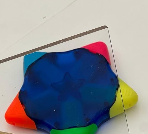 SIBE-R - Lámina de plástico de plexiglás acrílico de 18" x 16" x 20", transparente..