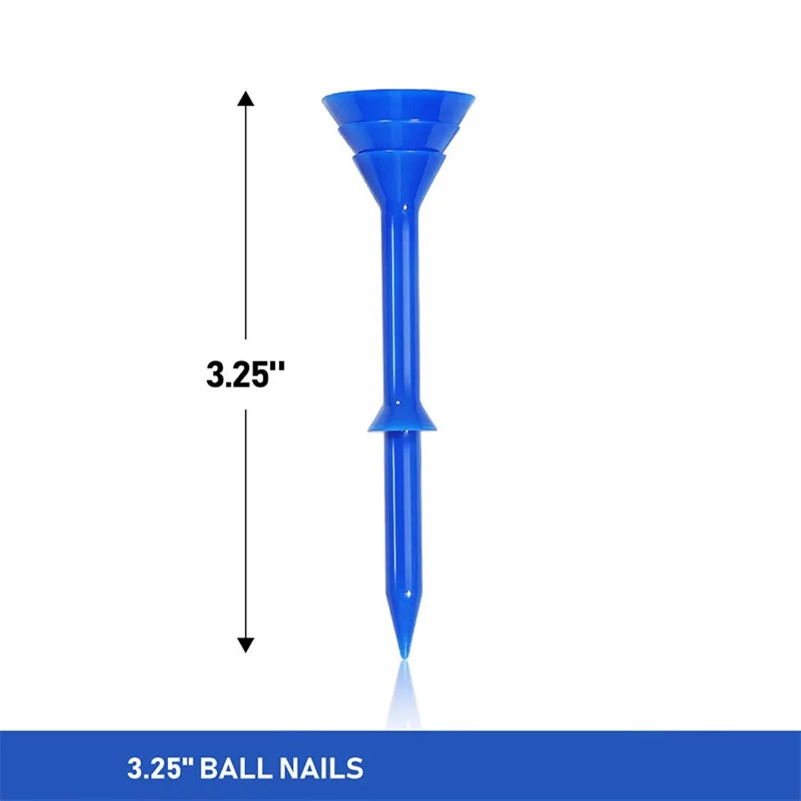 Golf Tee 50 stücke Zufällige Farben Golf Tees Kunststoff Große Tasse Tee Golf Sport Zubehör 3,25 Zoll FüR Einen Idealen Abschlag