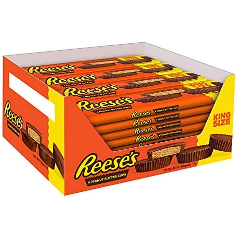 Reese's Peanut Butter Cups King Size, 24 x 77g Cover
