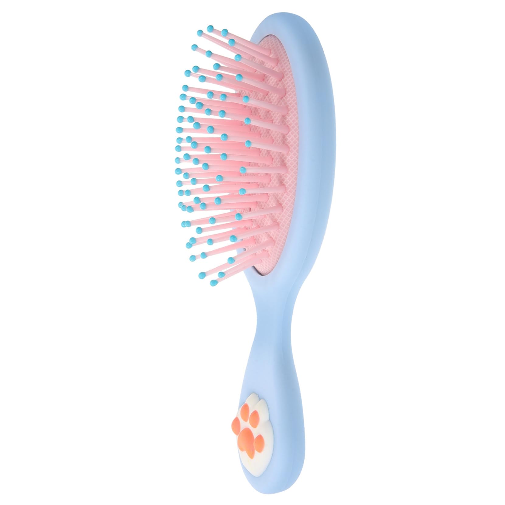 BELLIFFY Portable Cat Hair Brush for Girls Cute Small Hair Brush Detangler for All Hair Types Travel Friendly Lightweight Hairbrush for Easy Styling at Home Go