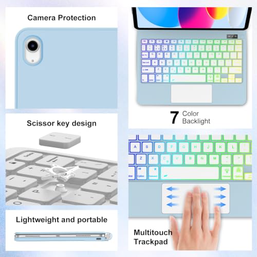 Image of FOGARI Magic Keyboard Case for iPad 10th or 11th (A16, 2025) Generation