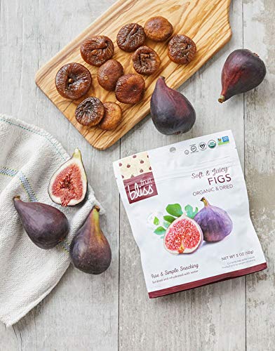 Organic Turkish Figs Dried Fruit Snacks, Sweet, Soft & Juicy Sun-Dried Figs – Healthy Snacks For On The Go – Organic Figs Treats Are Non-Gmo, Gluten-Free, Vegan Fig Snacks (3 Pack - 5 Oz. Each) #TOP7