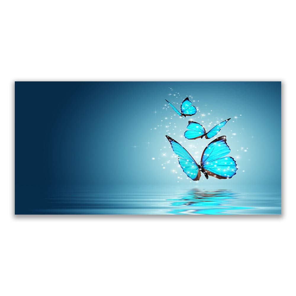 Tableau en verre trempé 120x60cm Tulup, décoration murale design premium aux finitions d'art