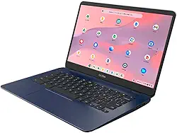 Notebook Chromebook Clamshell, Chrome OS, 14 Pol, 32GB/4GB RAM, Azul, Multi - PC918A