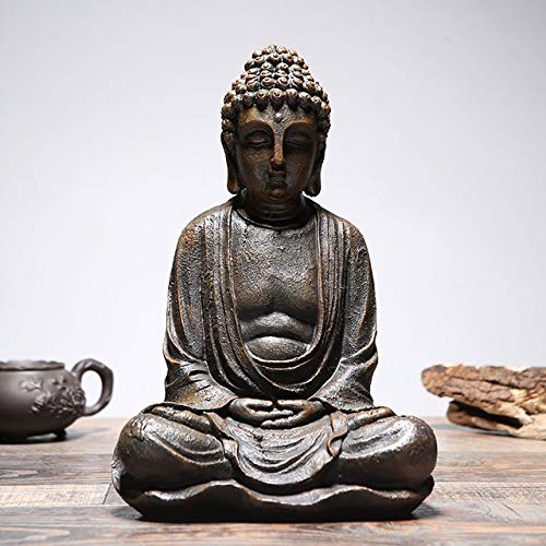 Statue de Bouddha assis contre le stress pour retrouver le calme chez soi