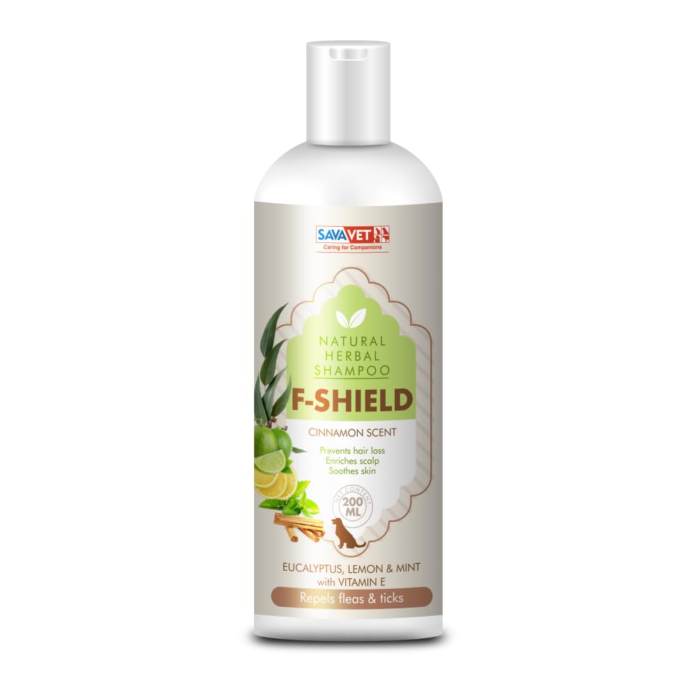Savavet F-Shield Natural Herbals Shampoo 200ml for Dogs : Amazon