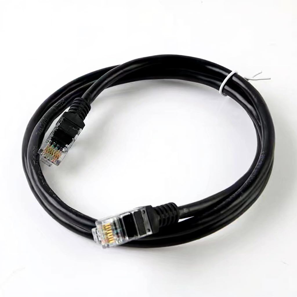 10m Gigabit Network Cable | Black Ethernet Cord for Computers or Routers High-Speed, Reliable Data Transmission with Flexible Design