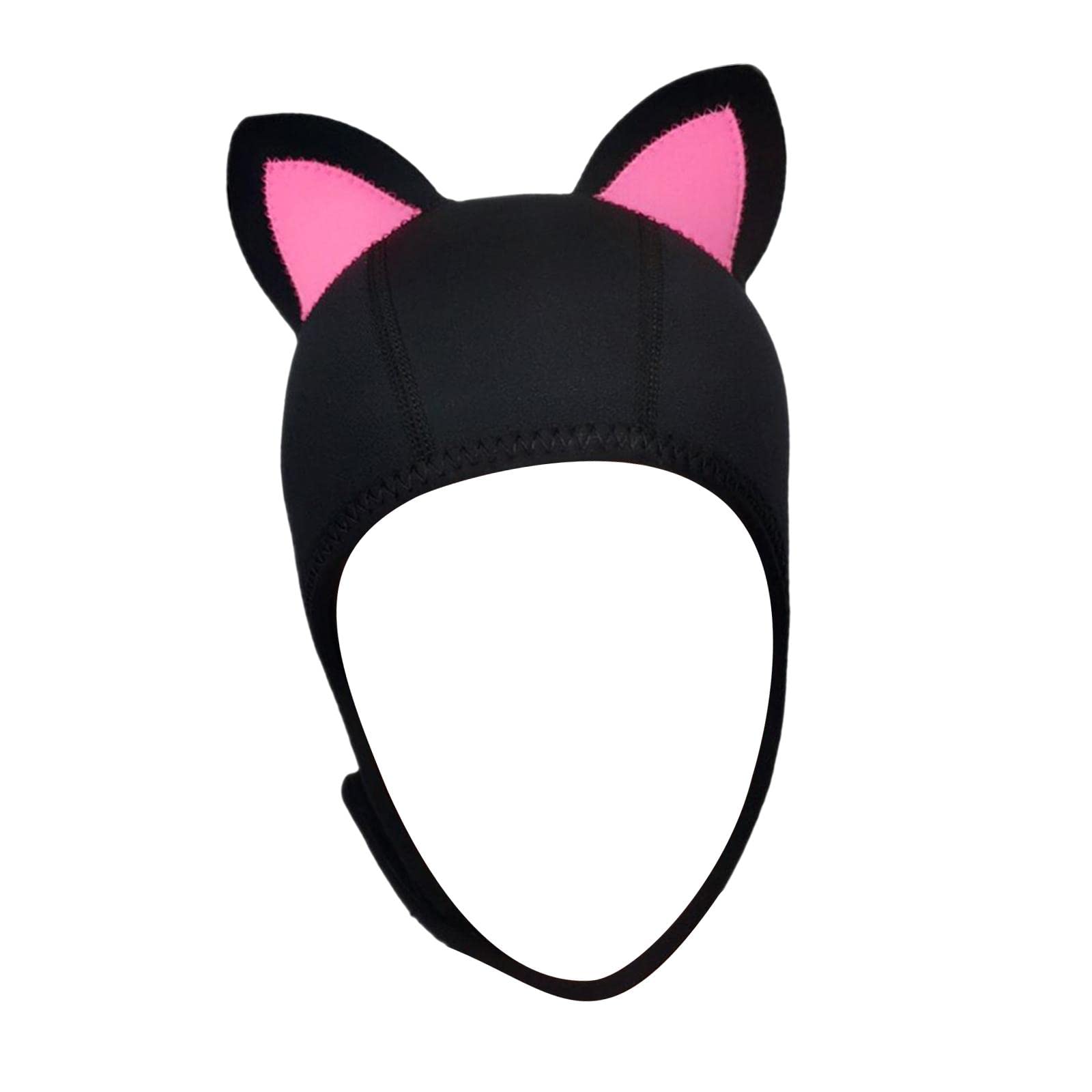 Cappuccio da Sub con Orecchie da Gatto Accessorio Wetsuit Regolabile in Neoprene 3mm Adatto per Donne Bambini Immersione Nuoto Surf