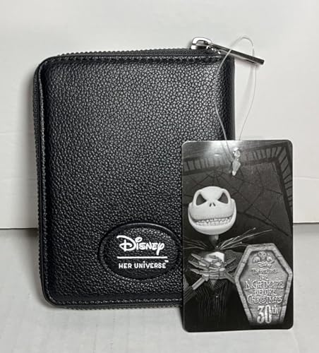The Nightmare Before Christmas Jack Spiral Hill Wallet BLACK One Size2