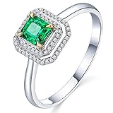 ❀ DAMEN RING 750 WEIßGOLD: 18 Karat (750) Weißgold, Hypoallergen und Nickelfrei.