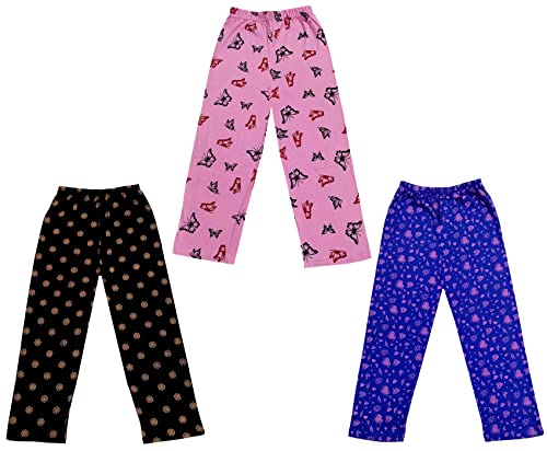 Image of KAYU Kid's Boy's and Girl's Printed Cotton Regular Fit /Track Pant |Pyjama [Pack of 3]