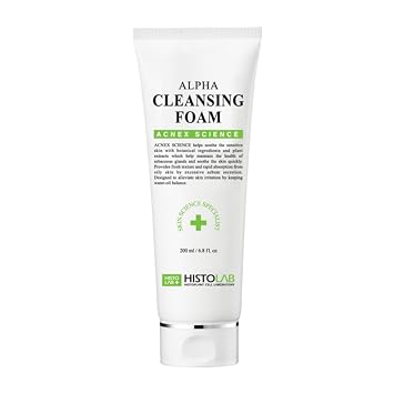 HISTOLAB Alpha Cleansing Foam 6.8 Fl. Oz | Facial Cleanser for Oily Skin | Gentle Cleansing Formula