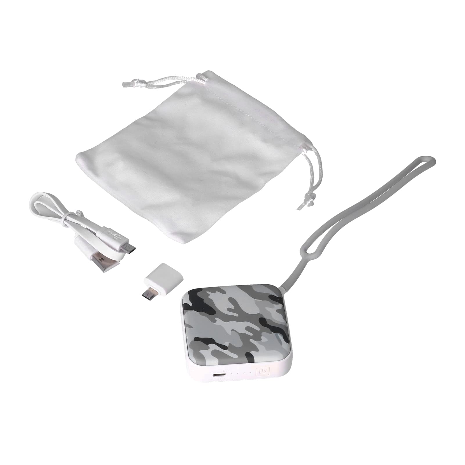 Chauffe-Mains Portable et Rechargeable, Dispositif de Chauffage d'hiver pour Hommes et Femmes, 3 à 4 Heures de Chauffage