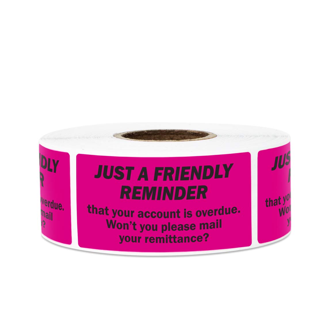 Amazon.com: 300 Labels - Friendly Reminder Account Overdue ...