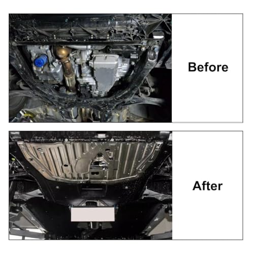 Image of SecosAutoparts Engine Splash Shield 74111-T20-A00 Fit for Honda Civic 2022 2023 - Steel Under Car Cover Guard Replaces 74111T20A0 74113-T20-A00 | Steel engine splash shield 74111-T20-A00 Fit for 2022-2023 Honda Civic