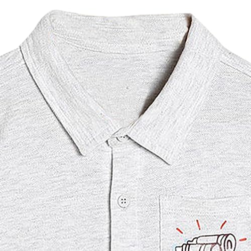 Image of Hopscotch Boys Graphic Printed Slim Fit Shirts