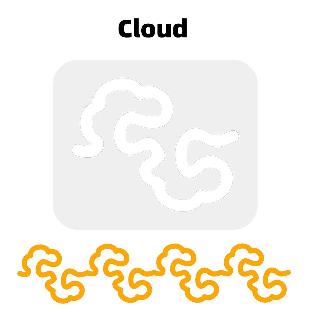 Näh-Schablone 40x20cm Aus Acryl - Perfekt Für Quilten, Sticken & DIY Handarbeiten