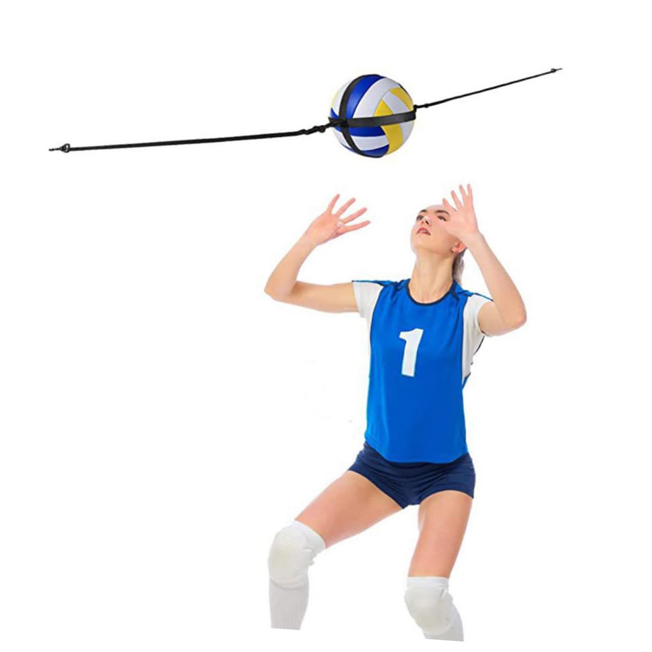 BCOATH Volleyball Hitting Trainer Set Professional Spike Training Strap for Girls Volleyball Training Equipment