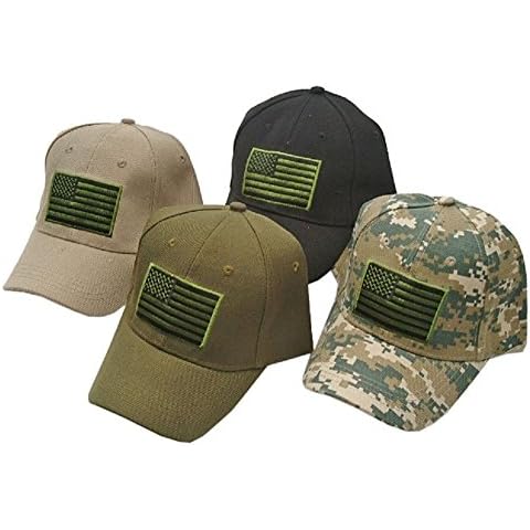 The X Bay Special Force Adjustable Baseball Cap American Flag Hat US Pride USA Patriot (OD Green) Cover