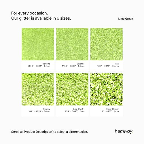 Hemway Craft Glitter Shaker 130g / 4.6oz Glitter