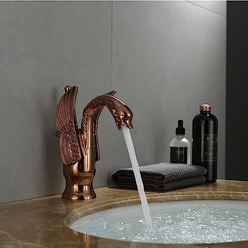 Robinet de lavabo chaud et froid en cuivre résistant au calcaire
