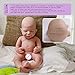 SERENDOLL 18.5 inch Realistic Full Silicone Baby Doll,Lifelike Reborn Baby Dolls, Toy, and Collectible Bald Girl (Girl)