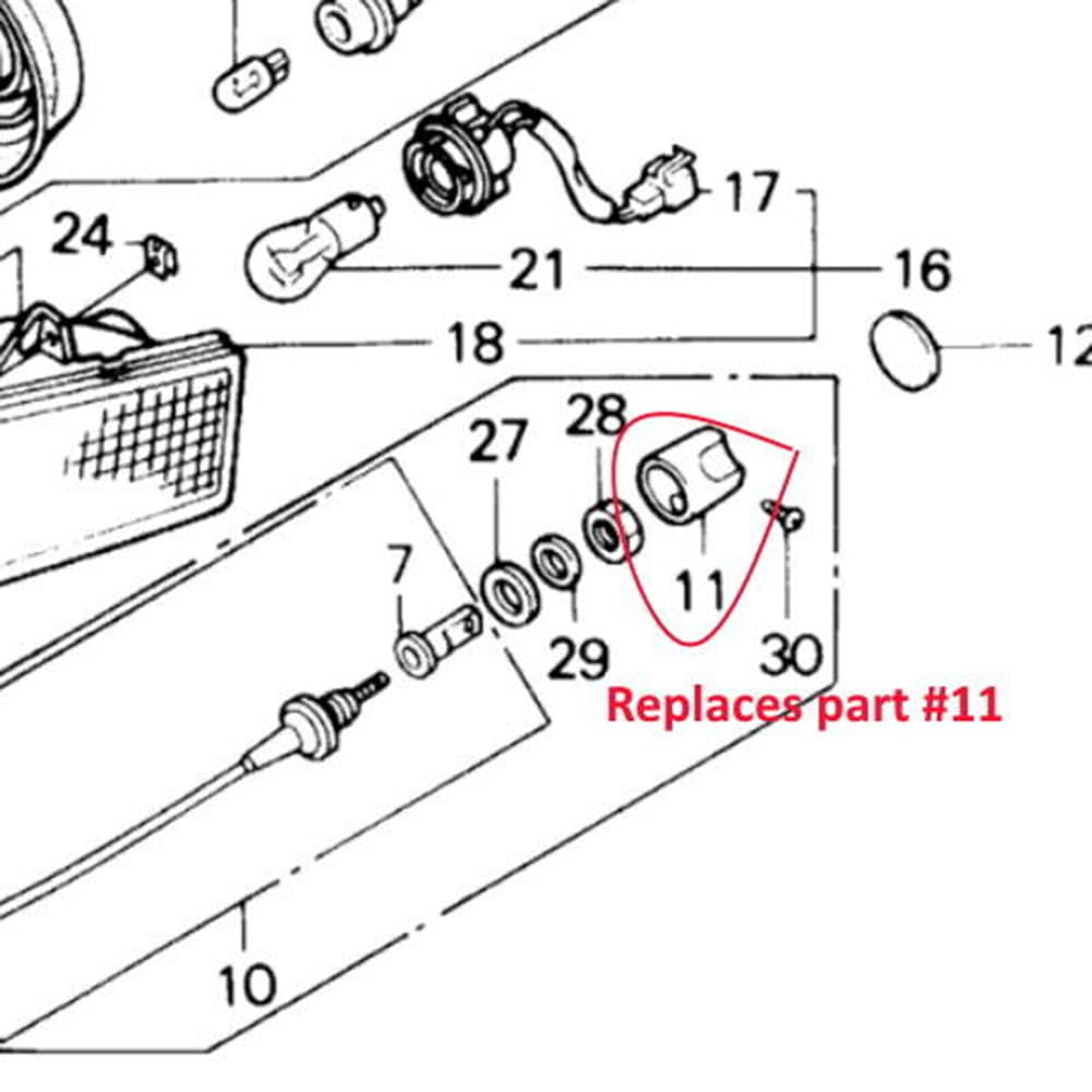 Perillas de ajuste de subida/bajada de faros cromados Cubierta de aluminio para motocicleta para GL1500 88-00