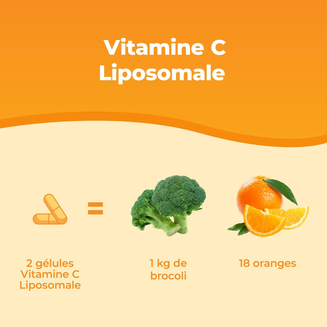 Bandini® Vitamine C Liposomale 1000mg, 180 Gélules Vegan (3 mois), Acide Ascorbique à Haut Dosage, Haute Absorption et Biodisponibilité, Antioxydant, Système Immunitaire, Vit C pour Réduire la Fatigue