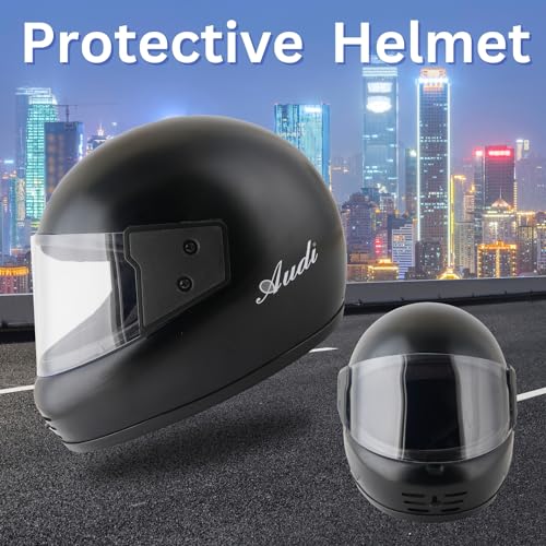 Image of Sage Square Audi Full Face Clear Visor Helmet | ISI Certified | High Standard Safety | Extra Comfort & Stylish