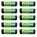 AURSTORE BASA Sac Poubelle 100L Noir ultra résistant , Sacs en Plastique Recyclés par Lot de (10 Paquet de 6 Sac Noir)