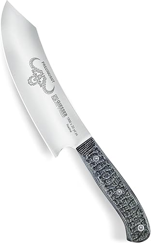 Giesser desde 1776, PremiumCut, The Wolfpack, cuchillo de chef alemán de 8 pulgadas - Cuchillo Rock n Chop, cuchillo de barbacoa para niños,