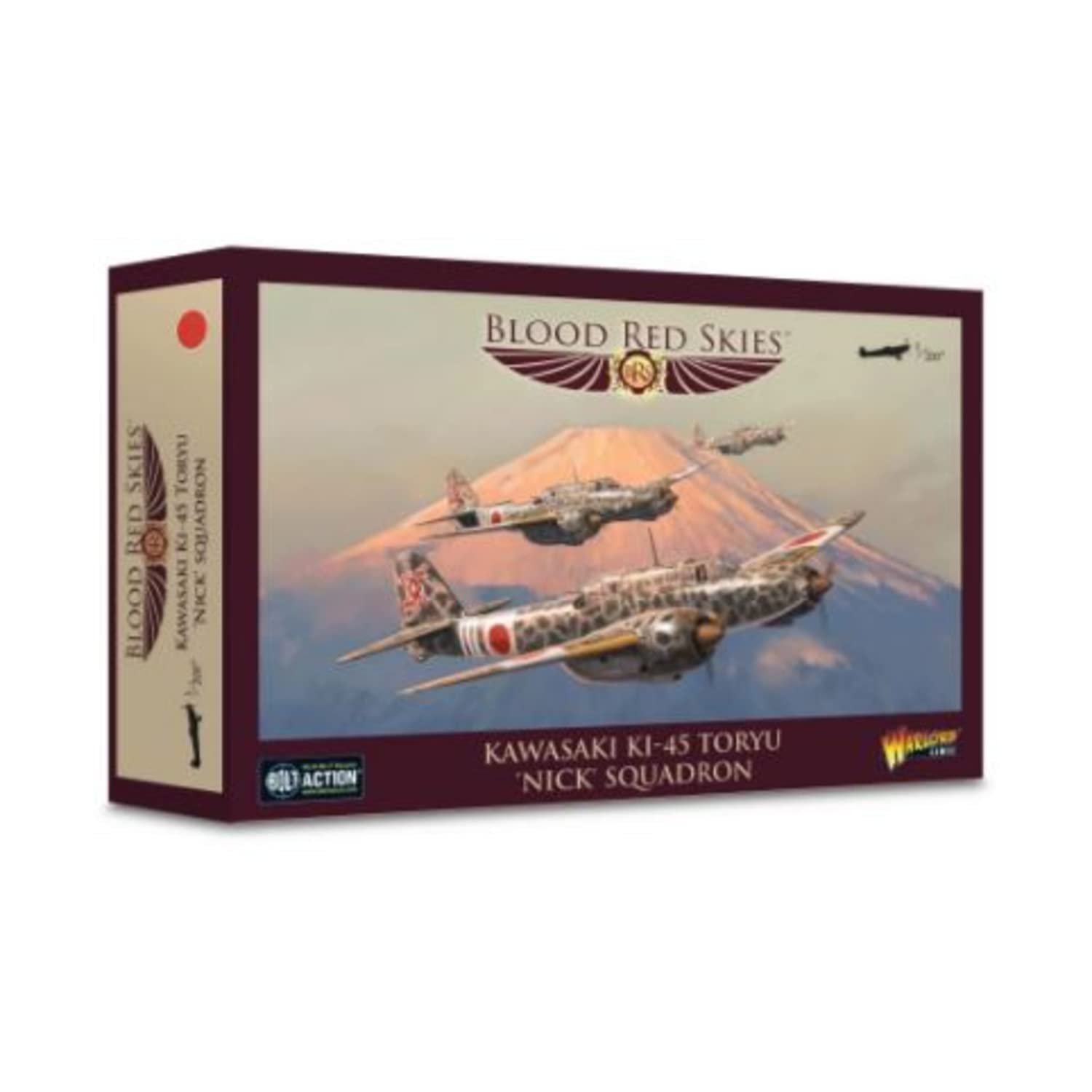 Warlord Games Red Bolt Action Blood Skies: Kawasaki Ki-45 Toryu 'Nick' Squadron