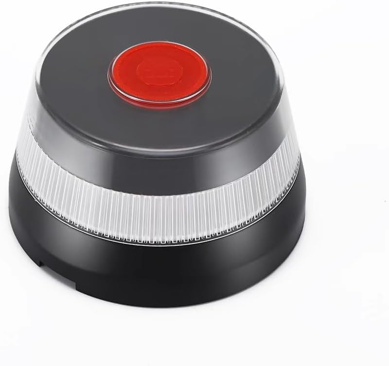 OstarkDom Luz de emergencia para coche v16, baliza coche homologado DGT, Geolocalizacin, Alcance 1 km, Resistente al Agua y polvo, Conectividad Incluida durante 12 Aos (1) (Con Silicona, 3)