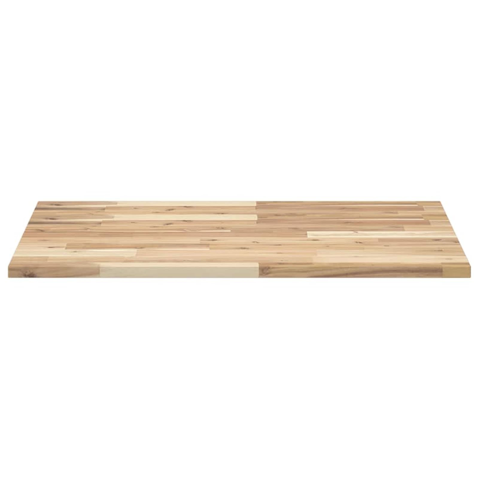 Piano Scrivania Non Trattato 80x60x2cm Legno Massello di Acacia