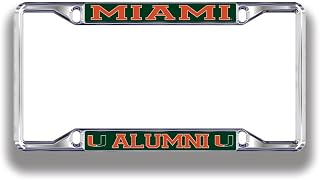 Elite Fan Shop NCAA License Plate Frame Alumni
