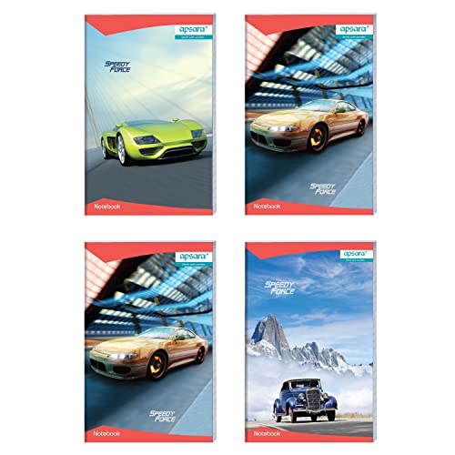 Image of Apsara Mahabar (Foolscap) Longbook | 33 CM x 21 CM Approx - Pages 160 | Plain Unruled Long Notebook | GSM 56 | Use for School & College Students and Professionals | Covers May Differ | Pack of 6