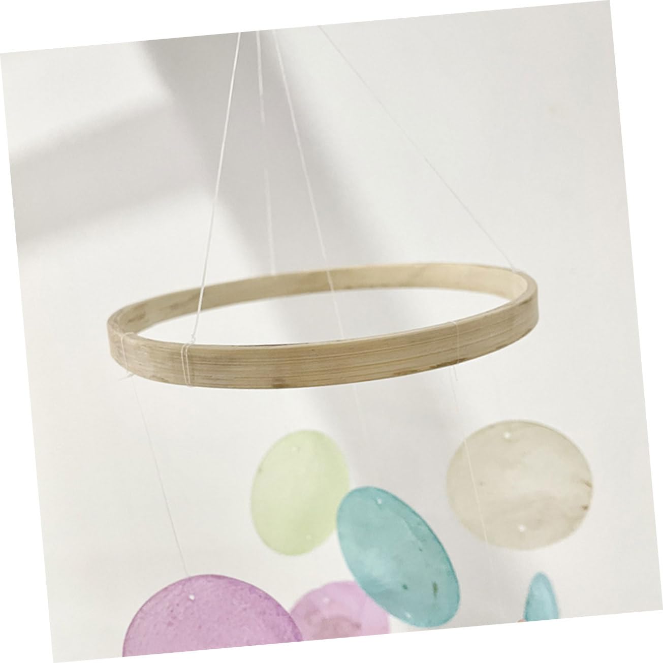 HANABASS 3pezzi Campane Vento Artigianali Colorate Con Anello Per Giardino Patio e Balcone Melodie Rilassanti Per Decorazioni Esterne e Interne