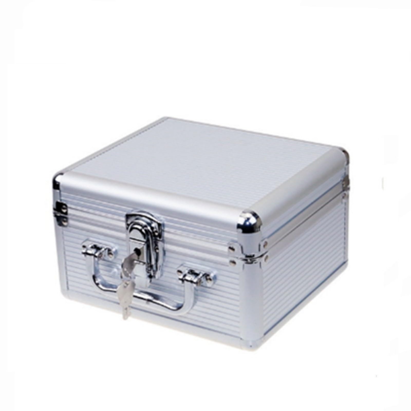 Custodia in alluminio da 2,5 pollici per hard disk con interno in spugna e serratura a chiave per gli HDD del notebook