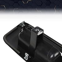 Vista 7 de PIT66 Bisel de manija de puerta trasera negra compatible con Chevy Silverado/GMC Sierra GM1916107 2007 2008 2009 2010 2011 2012 2013 2014