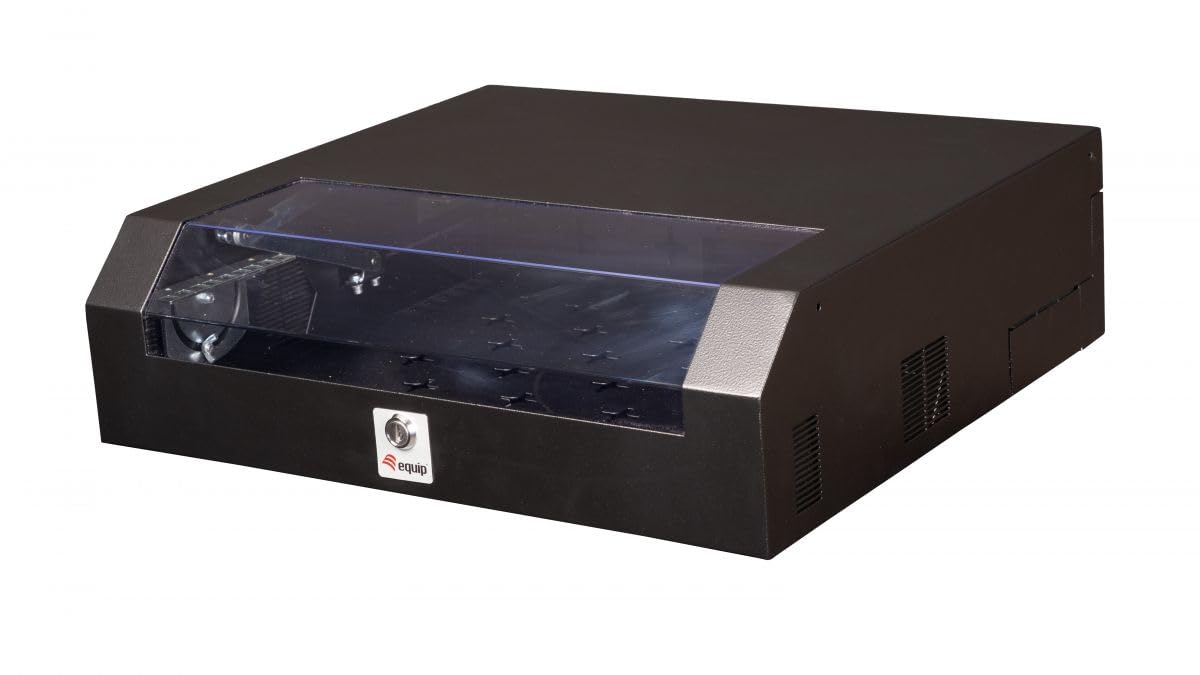 Equip Netzwerkschrank 19" 05U 475mm Stahltür schwarz