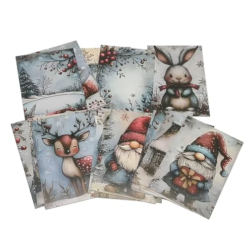 Tarjetas de Navidad al Por Mayor | 20 Piezas De Invitaciones De Agradecimiento | Elegantes Tarjetas De Navidad | Para Compartir Mensajes Y Cartas Para Adulto, Estudiante, Niño, Familia, Maestro, Cumpl