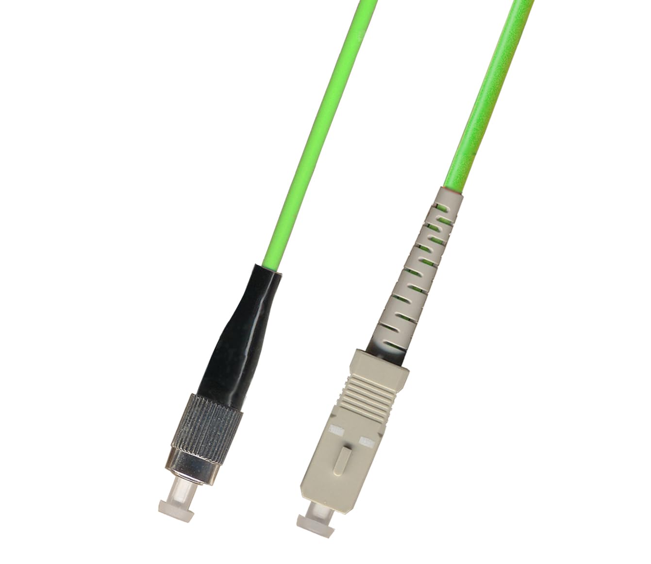 RiteAV 45M (147.6ft) OM4 40Gb FC to SC Fiber Optic Cable Simplex Multimode 50/125 Jumper 45 Meter Patch Cord