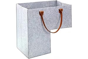 Under Stairs Basket with Handles for Stair Storage