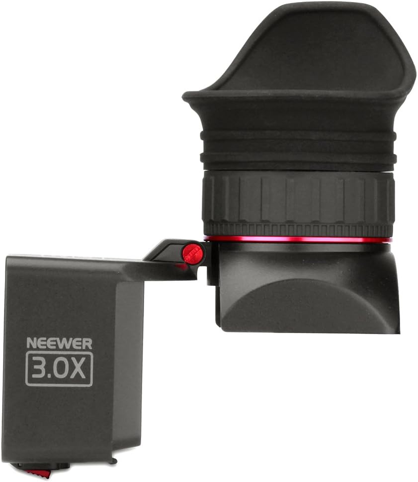 Neewer Foldable 3-Inch LCD Viewfinder 3X Magnification for Canon, Nikon, Sony, Pentax, Panasonic and Other DSLR Cameras