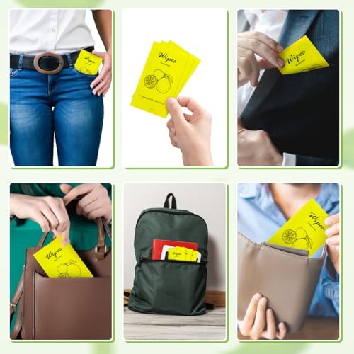 Image of Individual Hand Wipes Wet Wipes Travel Size,Wet Wipes Individually Wrapped